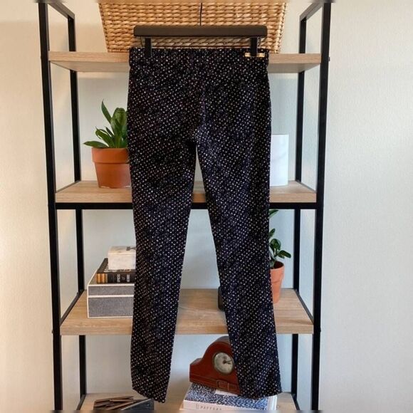 Anthropologie Pilcro Letterpress Serif Corduroy Skinny Pants Black Pattern 26 - Picture 3 of 10